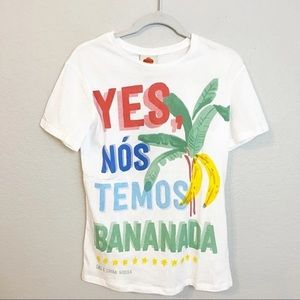 FARM RIO Banana T-Shirt XS NWT